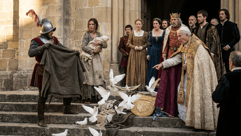 The Royal Court Froze At My Baby’s Hidden Crest